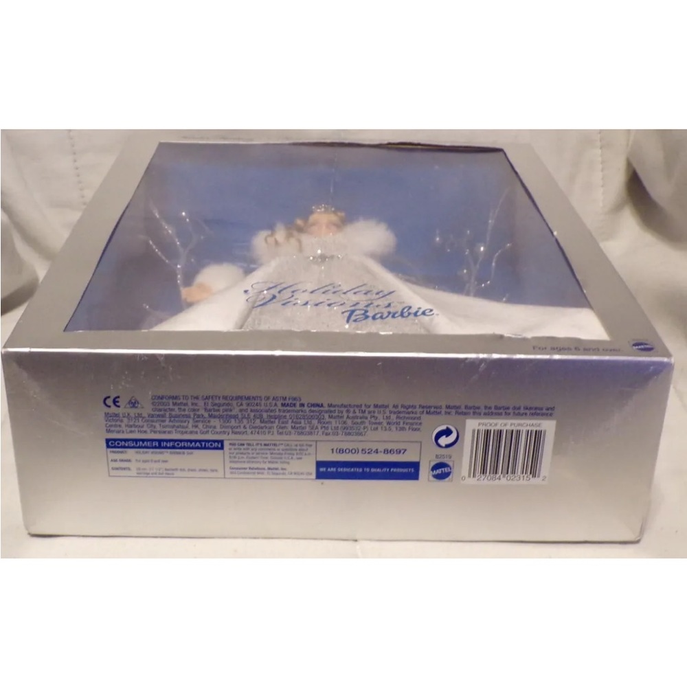 NIB 2003 Special Edition Holiday Visions Winter Fantasy Barbie Doll. - Picture 4 of 4